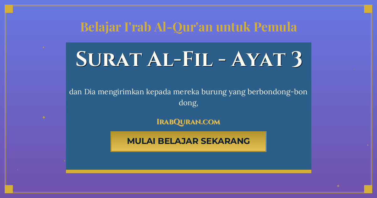 Thumbnail Surat Al-Fil Ayat 3