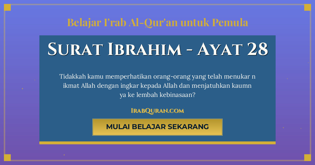 Thumbnail Surat Ibrahim Ayat 28