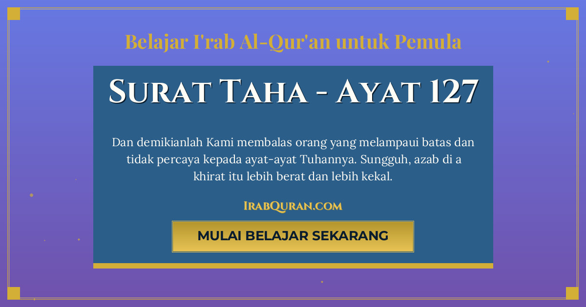 Thumbnail Surat Taha Ayat 127