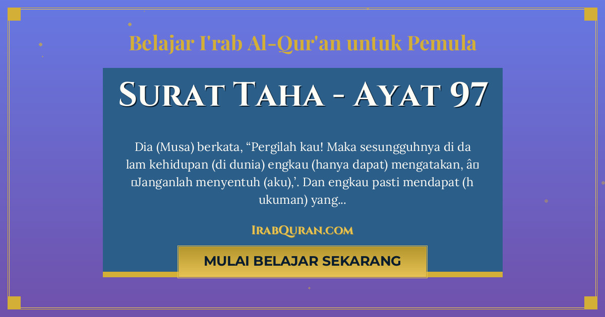 Thumbnail Surat Taha Ayat 97