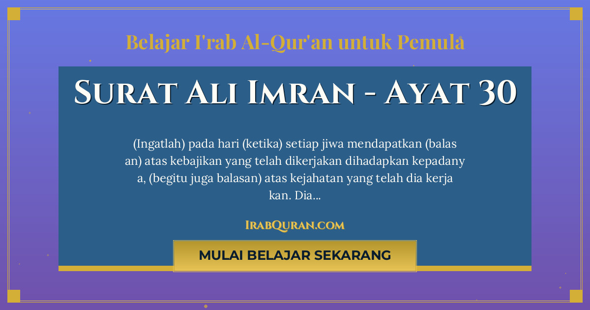 Thumbnail Surat Ali Imran Ayat 30