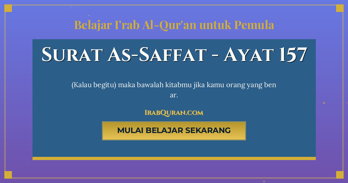 Thumbnail Surat As-Saffat Ayat 157