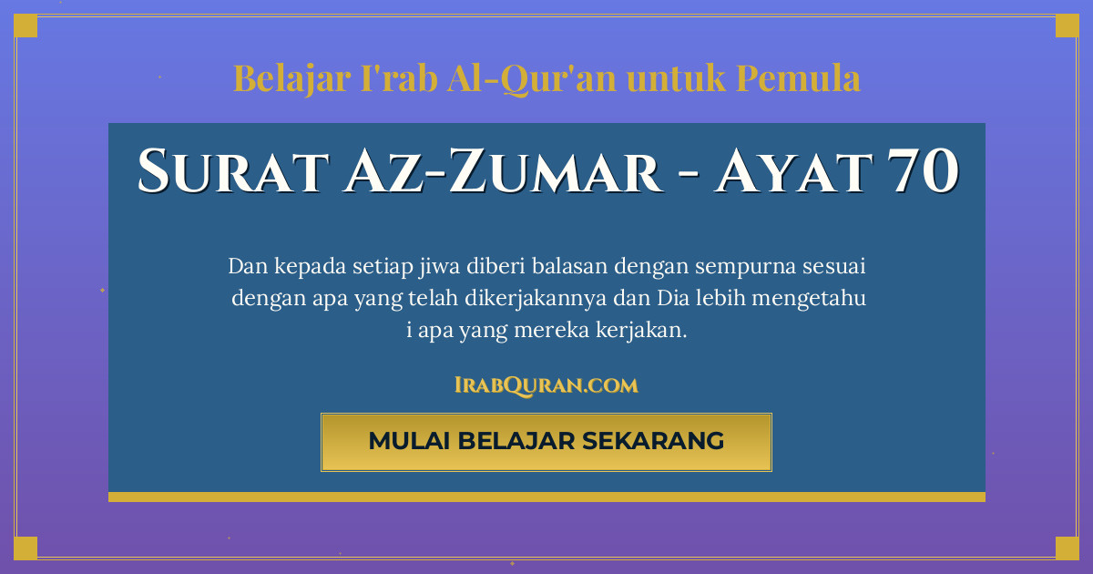 Thumbnail Surat Az-Zumar Ayat 70