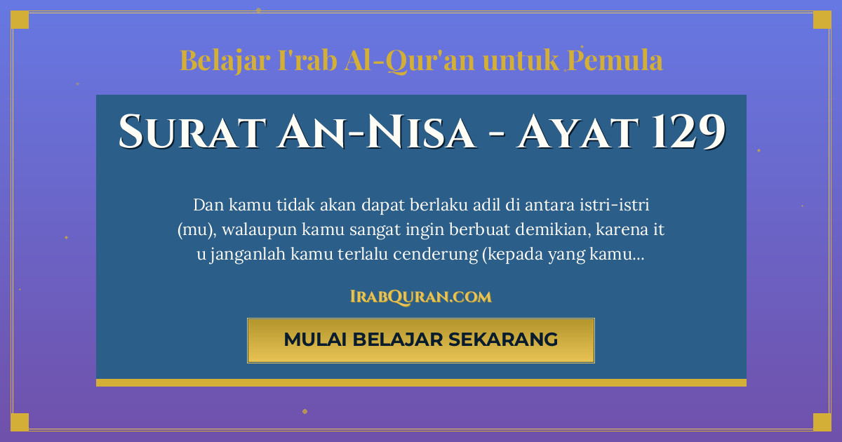 Thumbnail Surat An-Nisa Ayat 129