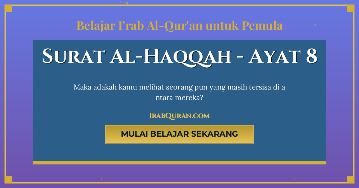 Thumbnail Surat Al-Haqqah Ayat 8
