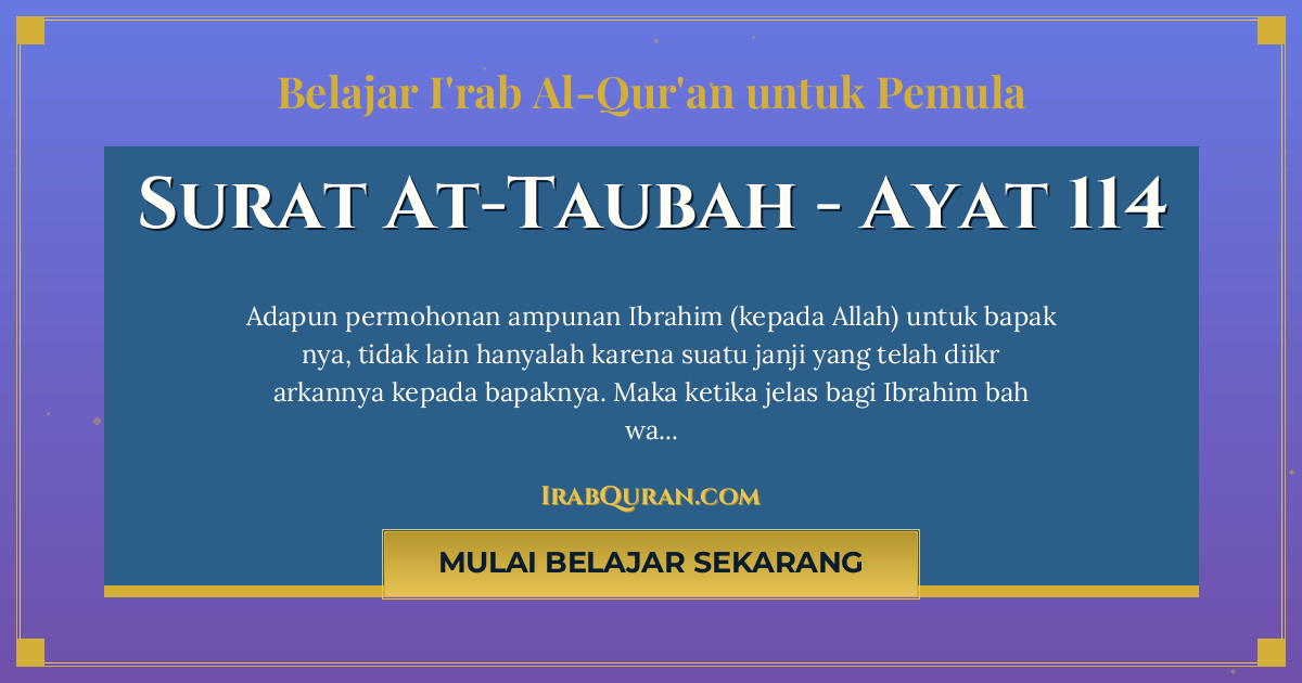 Thumbnail Surat At-Taubah Ayat 114